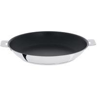 Poêle inox anti-adhérent Exceliss Mutine amovible 28cm - Visuel 0