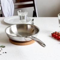 Poêle sautoir inox Castel'Pro® 24cm - Visuel 2