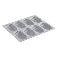 Moule souple 8 madeleines Elastomoule® - Visuel 0