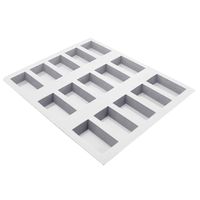 Moule souple 15 mini-financiers Elastomoule® - Visuel 0