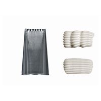 Douille à bûche plate inox 6 dents - Visuel 0