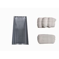 Douille à bûche plate inox 8 dents - Visuel 0
