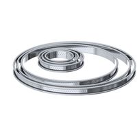 Cercle à tarte inox perforé 26 cm - Visuel 0