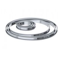 Cercle à tarte inox perforé 26 cm - Visuel 1