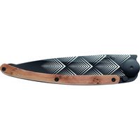 Couteau de poche tatoué genévrier ART DECO - Visuel 1