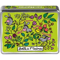 Boîte à Tisane "P'TISANES" - Visuel 1