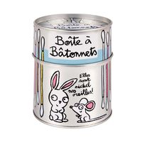 Boîte à bâtonnets / cotons-tiges Nos oreilles - Visuel 0