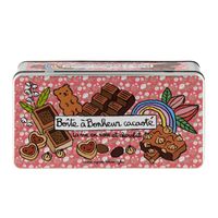 Boîte à chocolats bonheur cacaoté - Visuel 0