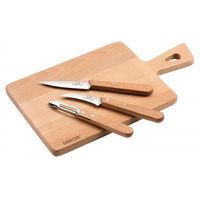 Planche à découper + 3 couteaux d'office - Visuel 1