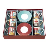 Coffret 6 tasses à café illusion 10 cl - Visuel 2