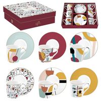 Coffret 6 tasses expresso 10 cl Modernism - Visuel 1