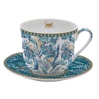 Tasse + soucoupe 40cl Jungle - Visuel 0
