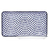 PLAT RECTANGLE DROPS 22,5X12,5CM - Visuel 1
