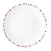 Assiette plate CONFETTIS 27 cm - Visuel 0