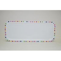 Plat à cake CONFETTIS 37x15,5 cm - Visuel 0