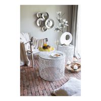 Vase rond blanc 38 x 36 cm - Visuel 3