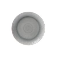 ASSIETTE PLATE 26,5 CM DELUNA GRISE AVEC RELIEF EN GRES - Visuel 0