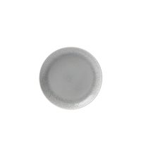ASSIETTE CREUSE XL 23 CM DELUNA GRISE AVEC RELIEF EN GRES - Visuel 0