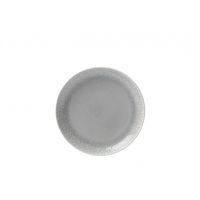 ASSIETTE CREUSE XL 23 CM DELUNA GRISE AVEC RELIEF EN GRES - Visuel 1