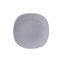 Assiette plate Square gris clair - Visuel 1