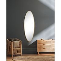 Miroir ovale or - Visuel 1
