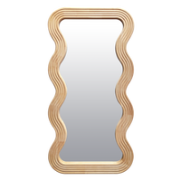 Miroir Vagues bois - Visuel 0