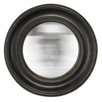 Miroir convexe noir 26 cm - Visuel 0
