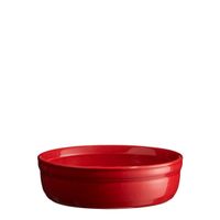 Moule à crème brulée en céramique rouge grand cru - Visuel 0