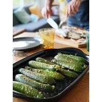 Plancha céramique barbecue Fusain 39 x 31 cm - Visuel 7