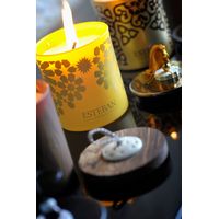 Bougie décorative parfumée & rechargeable 180g Ambre - Visuel 2