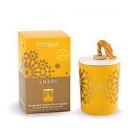 Bougie décorative parfumée & rechargeable 180g Ambre - Visuel 1