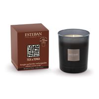 Bougie initiale parfumée & rechargeable 180g Teck & Tonka - Visuel 0