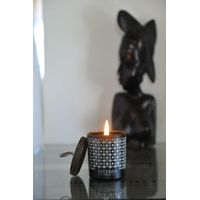 Bougie décorative parfumée & rechargeable 180g Teck & Tonka - Visuel 3