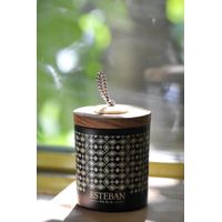 Bougie décorative parfumée & rechargeable 180g Teck & Tonka - Visuel 4