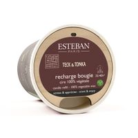 Recharge bougie parfumée 180g Teck & Tonka - Visuel 1