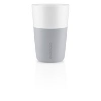 Set de 2 Mugs Café latte duo gris clair - Visuel 0