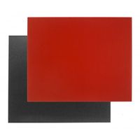 Set de table réversible 30x40 rouge/noir - Visuel 1