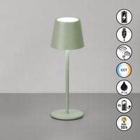 Lampe de table Roxi vert sauge - Visuel 0