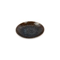 Assiette creuse 26cm Resto brun bleu - Visuel 1