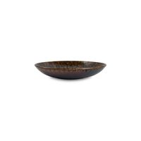 Assiette creuse 26cm Resto brun bleu - Visuel 2