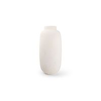 Vase Bullet blanc 23,5 x H.49,5 cm - Visuel 1