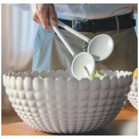 Couverts à salade TIFFANY blanc - Visuel 1