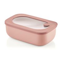 Boîte de conservation BIO ECO STORE & MORE rectangulaire 900 ml rose pêche - Visuel 0