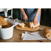 Boîte à pain Tierra + couvercle crème GM - Visuel 2