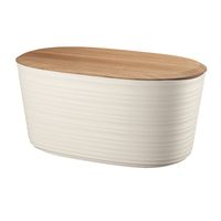Boîte à pain Tierra + couvercle crème PM - Visuel 0