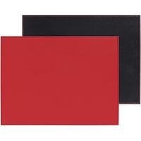 Set de table réversible rouge/noir 40 x 30 cm - Visuel 0