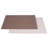 Set de table réversible 30x40 blanc/taupe - Visuel 2