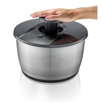 Essoreuse à salade PUSH IT acier inoxydable 25 cm - Visuel 2