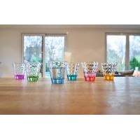 Lot de 6 Verres bas Peps multicolore - Visuel 1