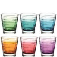 6 VERRES VARIO 25 CL couleur - Visuel 1